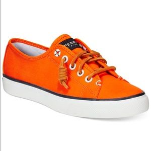 Orange Sperry Women's Seacoast Sneakers